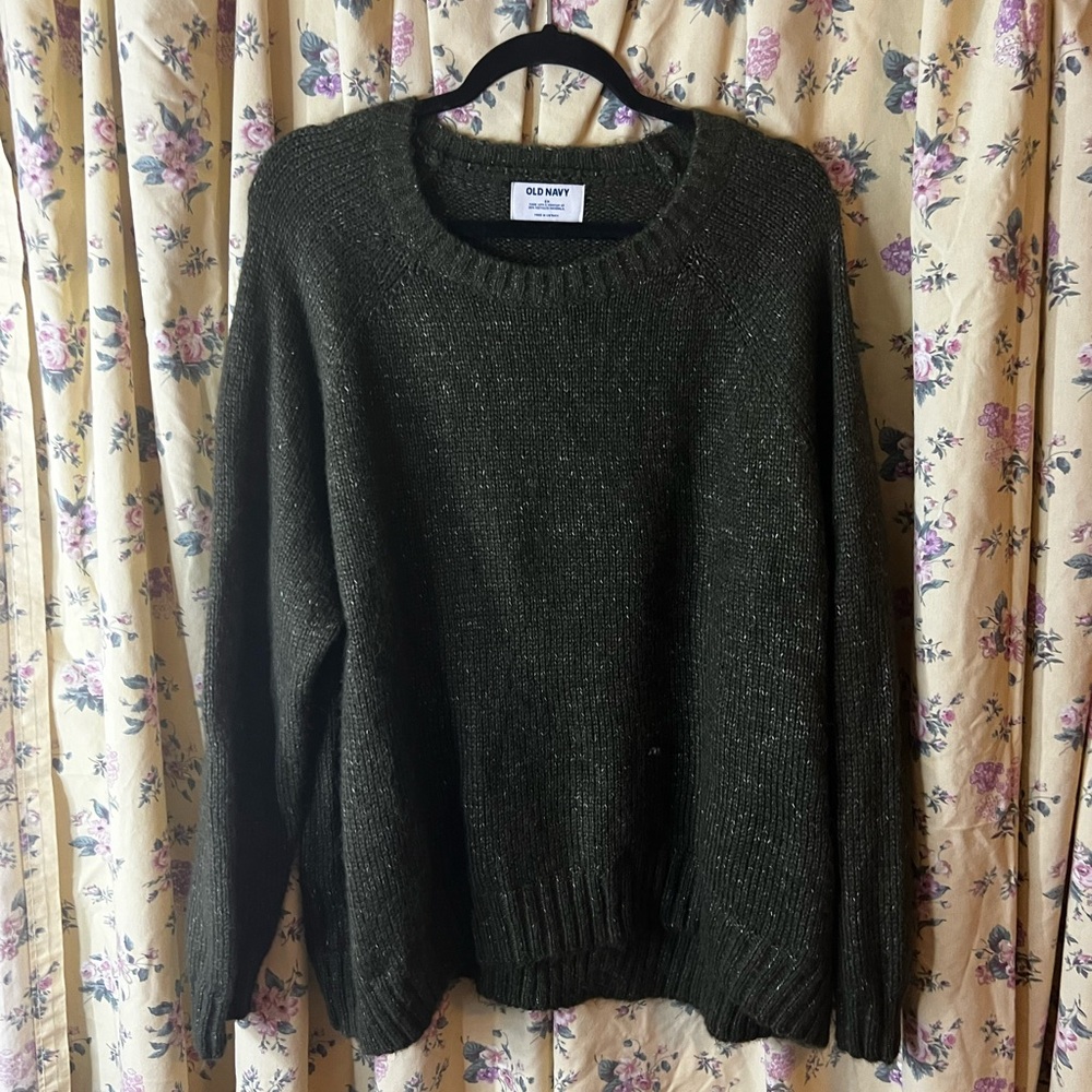 Womens Green Sweater